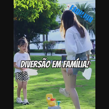 Lançador de Disco Infantil Interativo